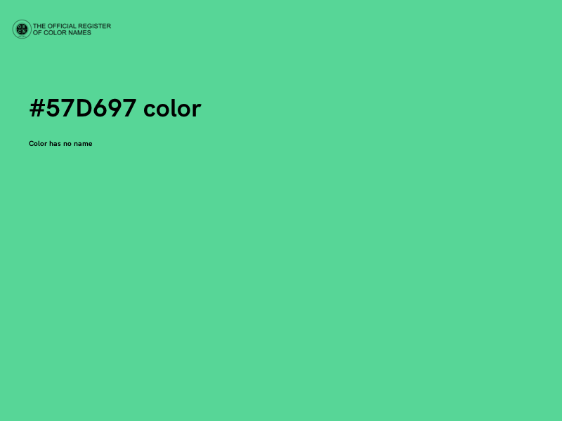 #57D697 color image