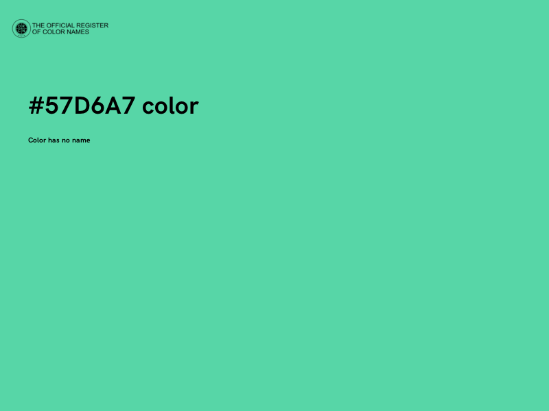 #57D6A7 color image