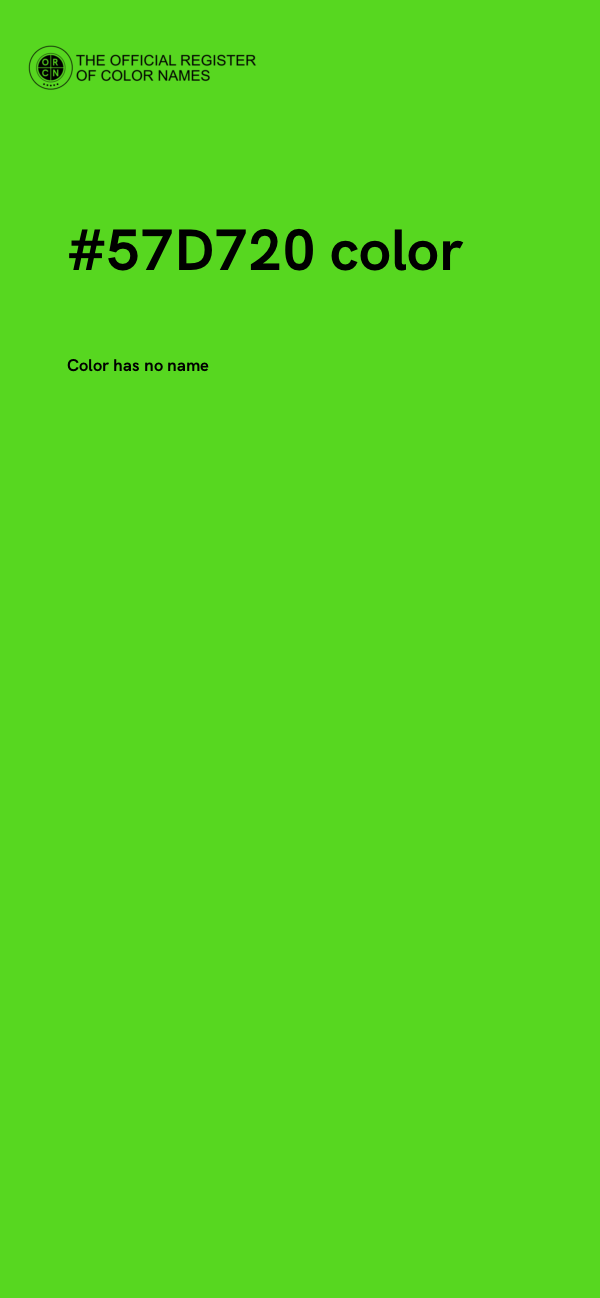 #57D720 color image