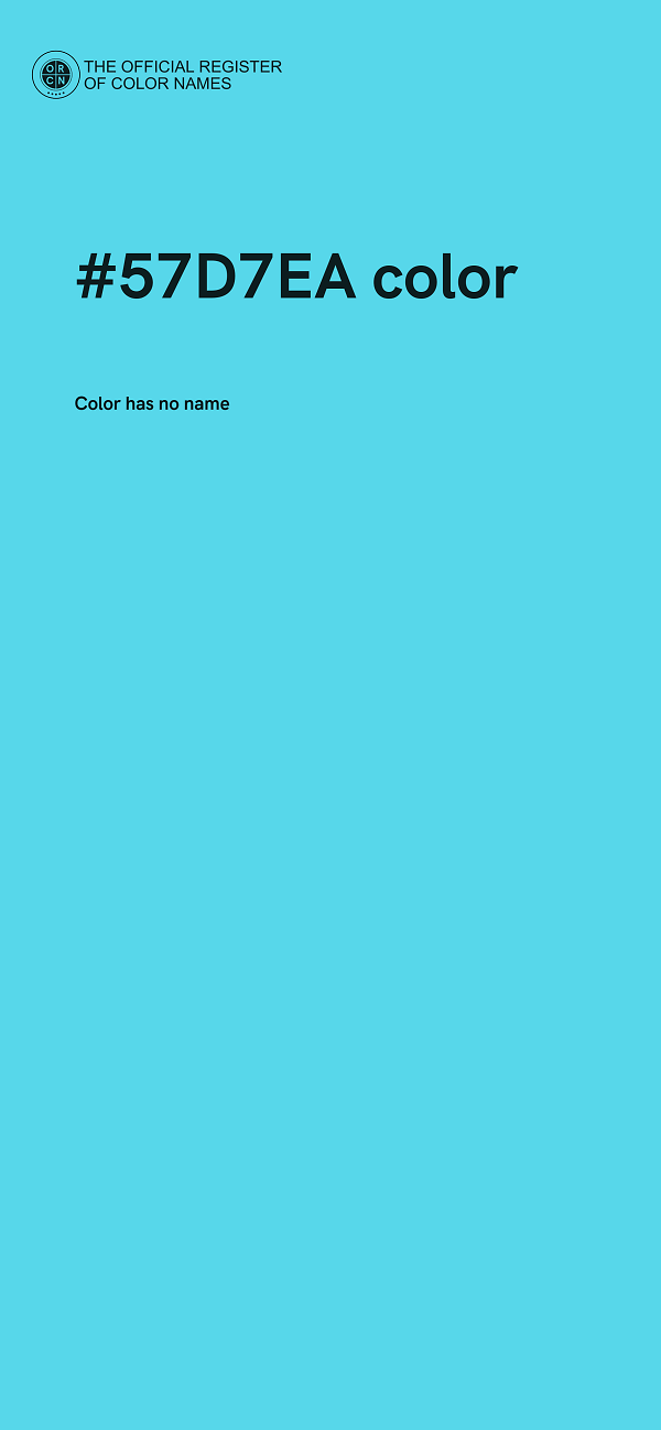 #57D7EA color image