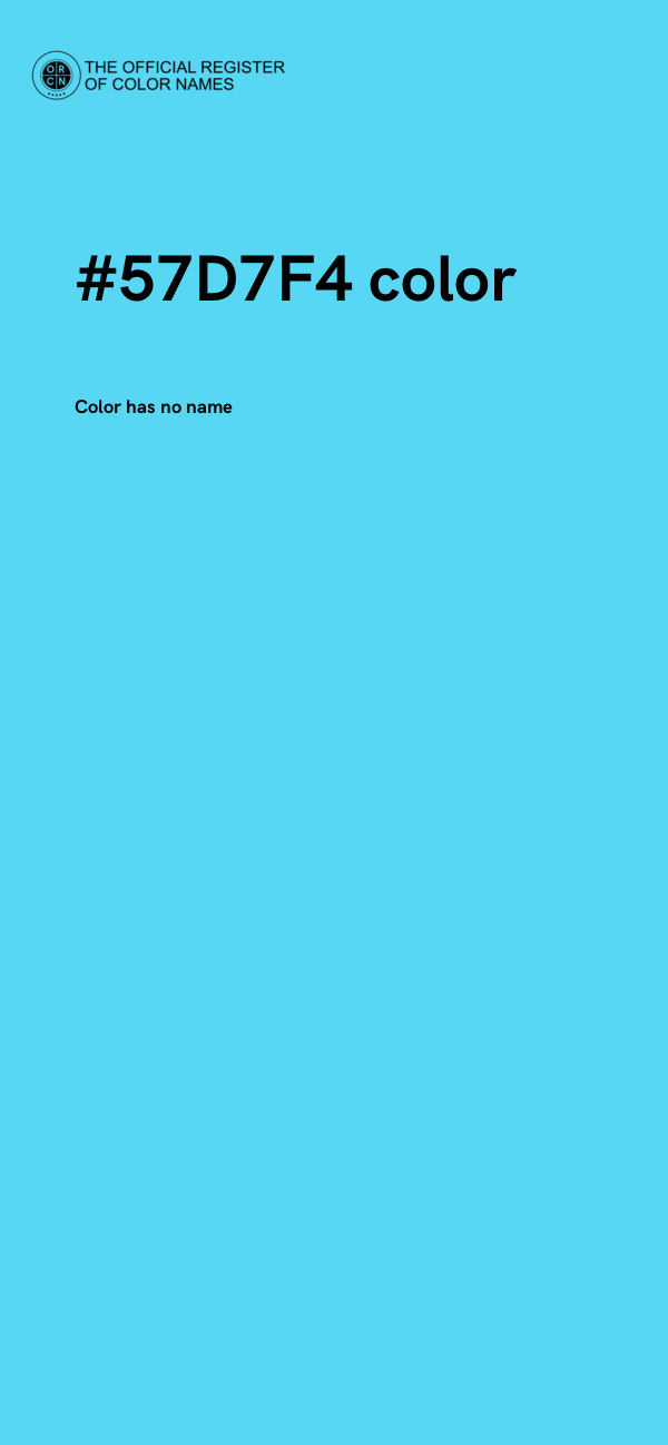 #57D7F4 color image