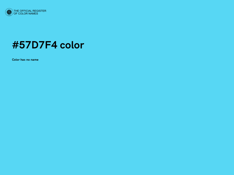 #57D7F4 color image