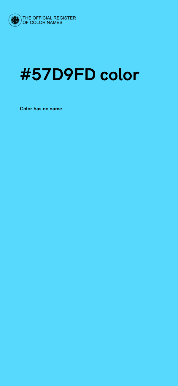 #57D9FD color image