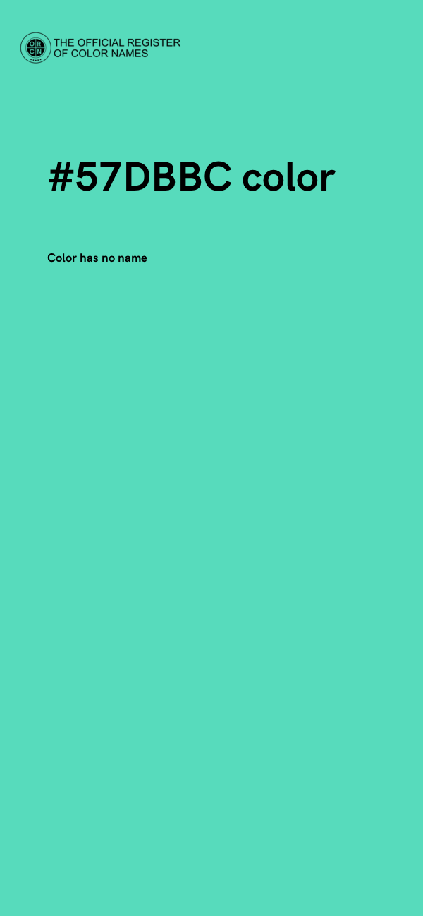#57DBBC color image