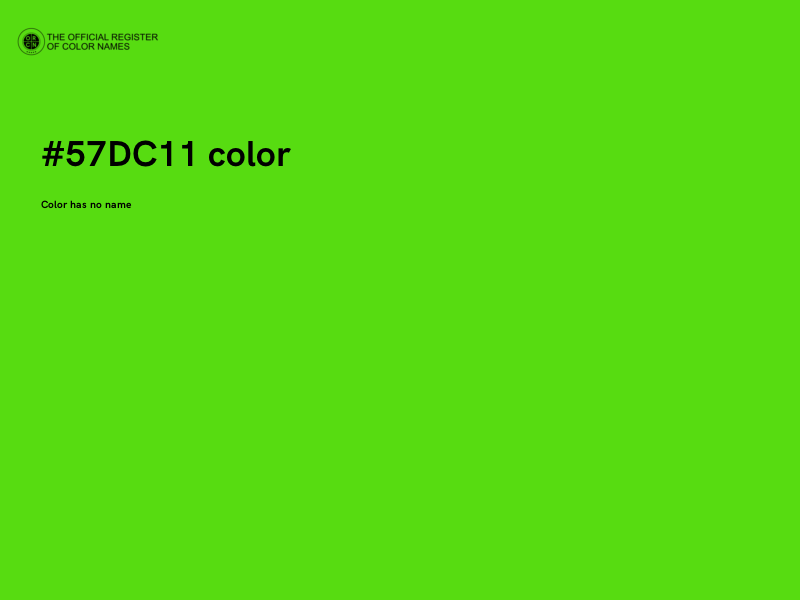 #57DC11 color image