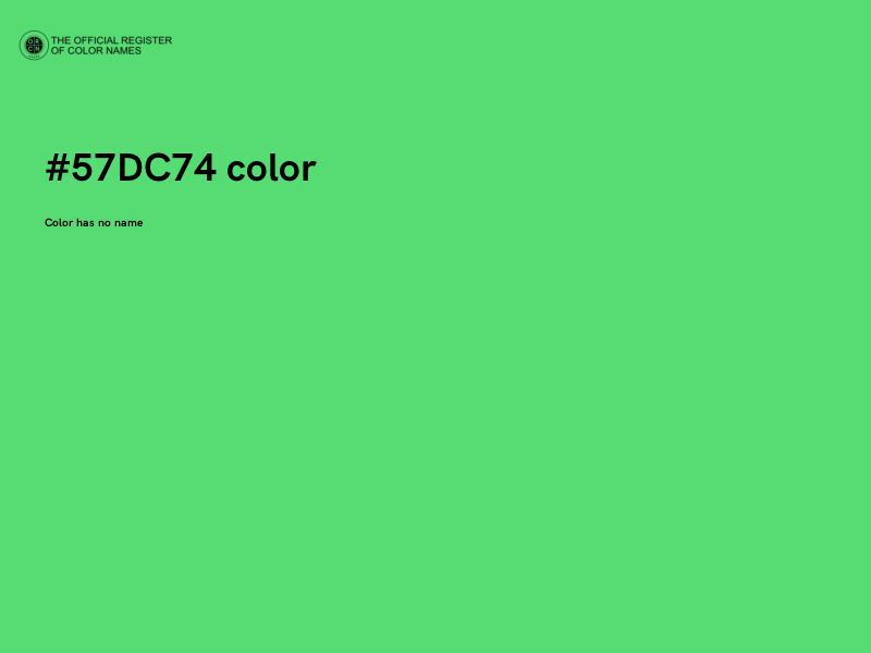 #57DC74 color image
