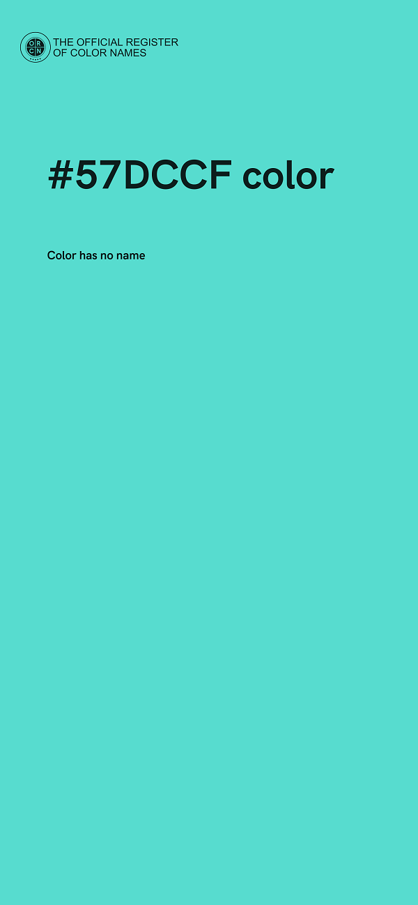 #57DCCF color image