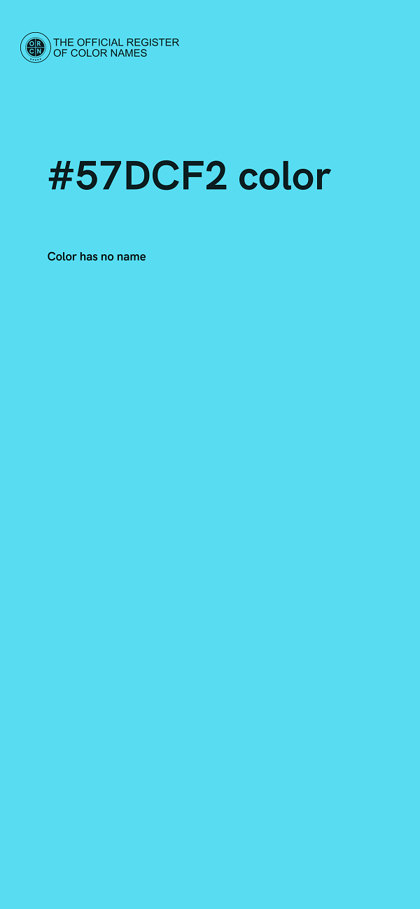 #57DCF2 color image