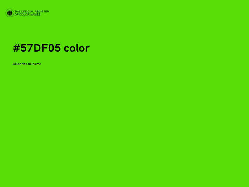 #57DF05 color image