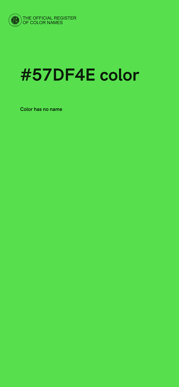 #57DF4E color image