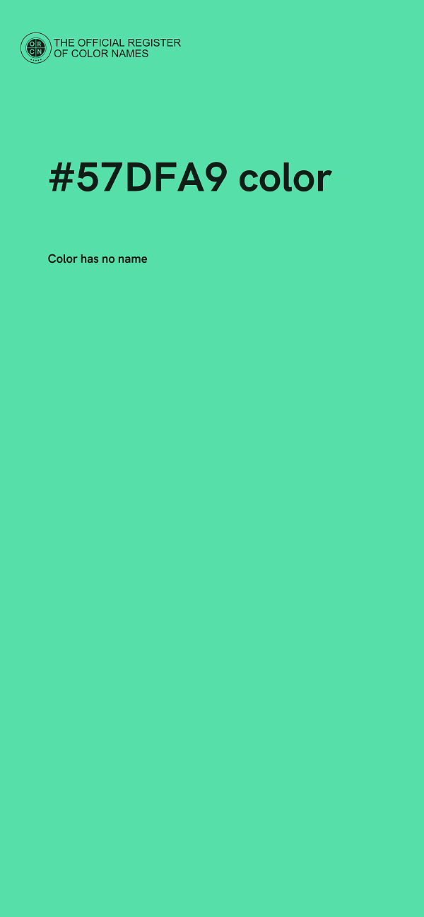 #57DFA9 color image