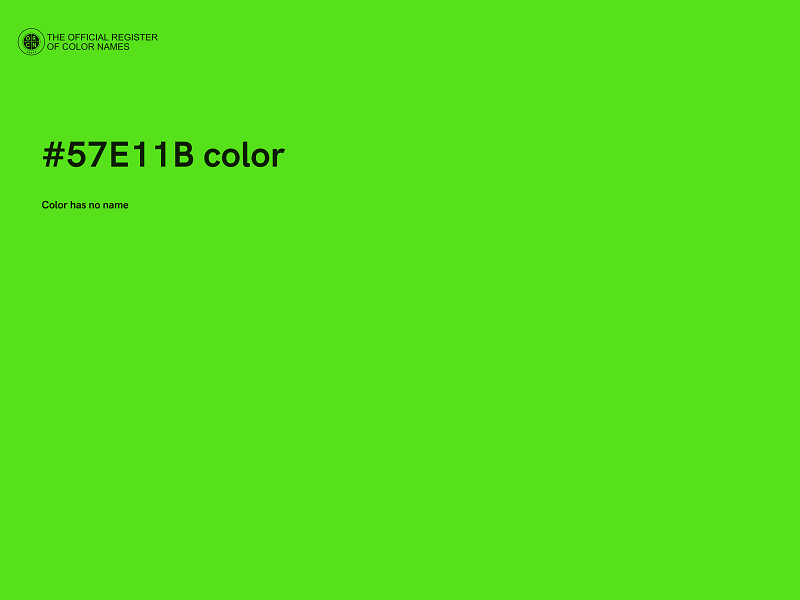 #57E11B color image