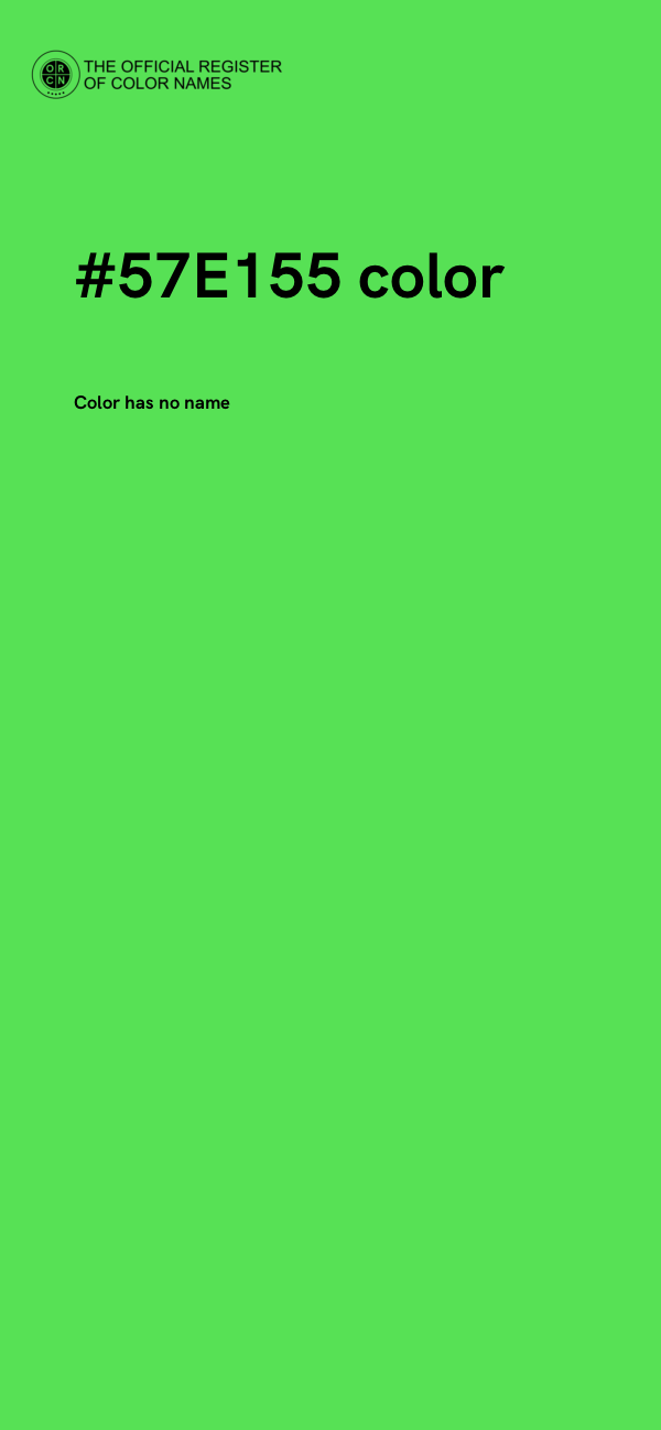 #57E155 color image