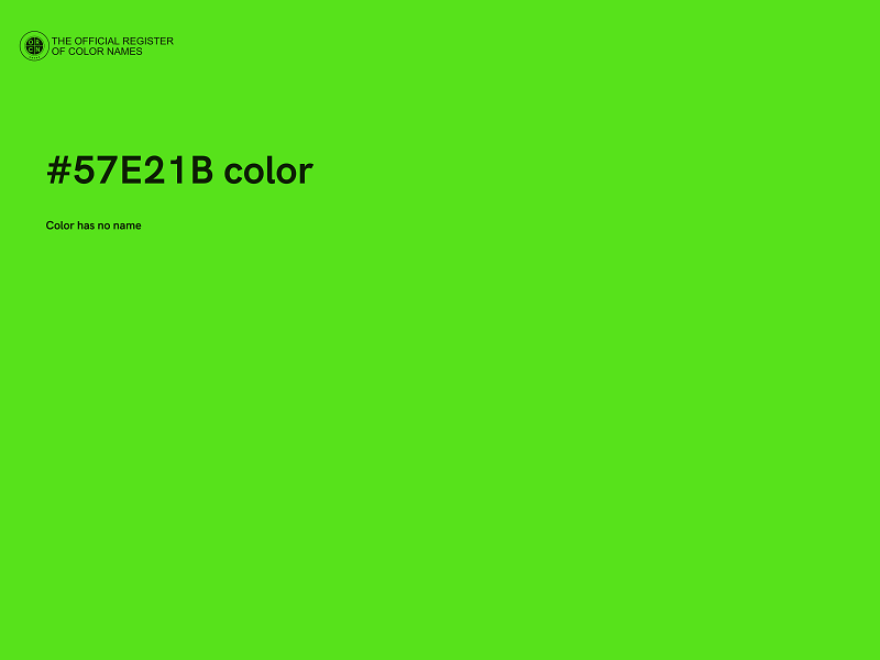 #57E21B color image