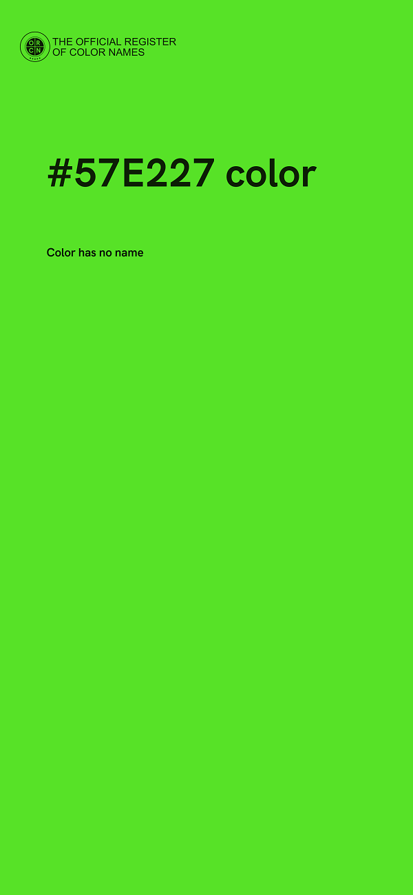 #57E227 color image