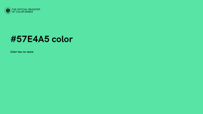 #57E4A5 color image