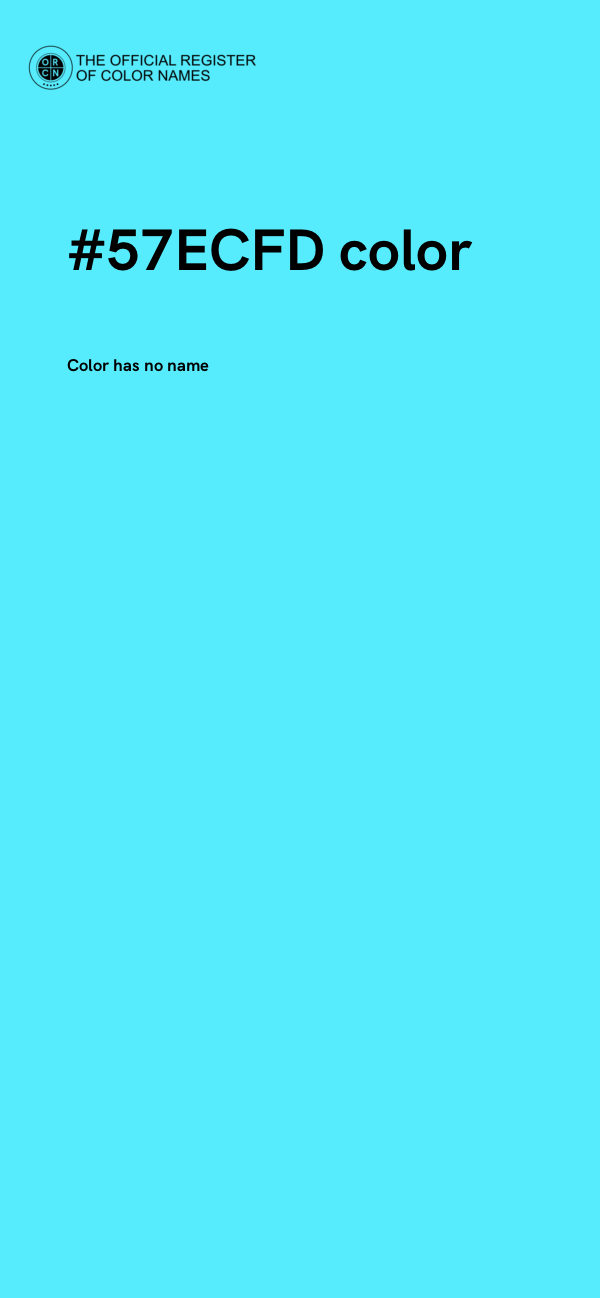 #57ECFD color image