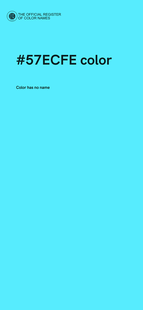 #57ECFE color image