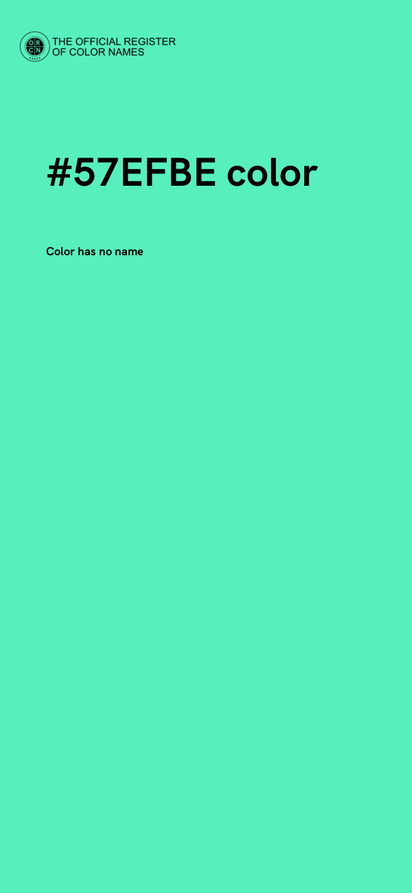 #57EFBE color image