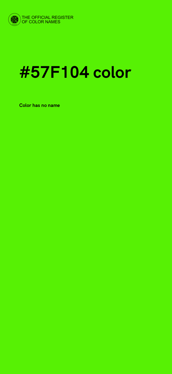 #57F104 color image