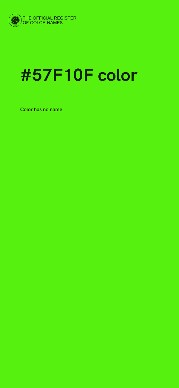 #57F10F color image