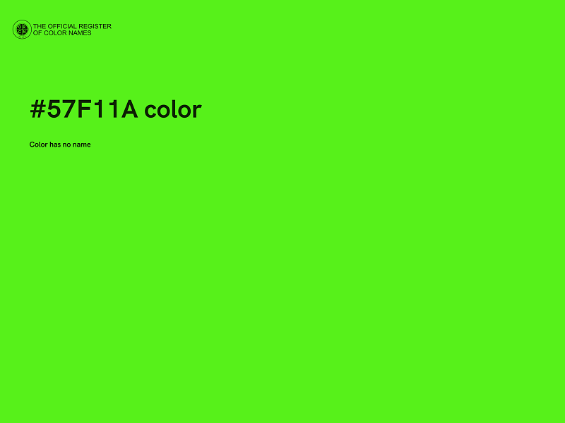 #57F11A color image