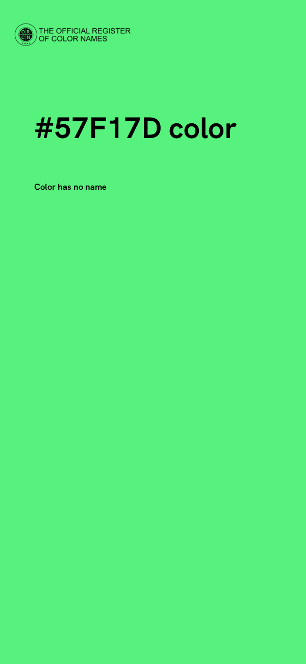 #57F17D color image