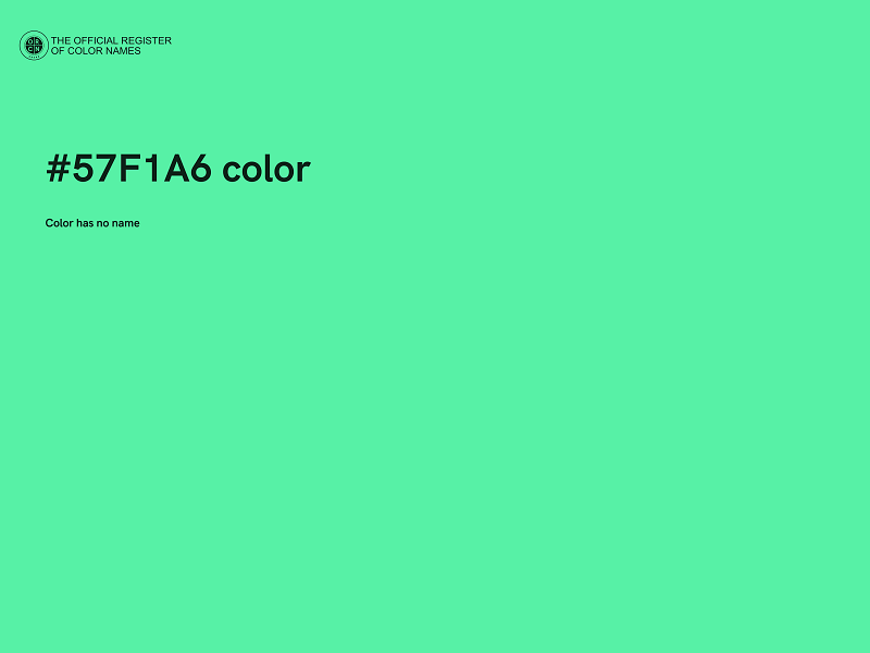 #57F1A6 color image