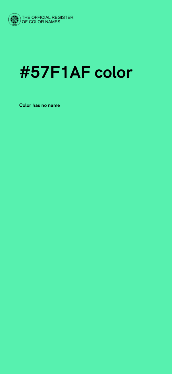 #57F1AF color image