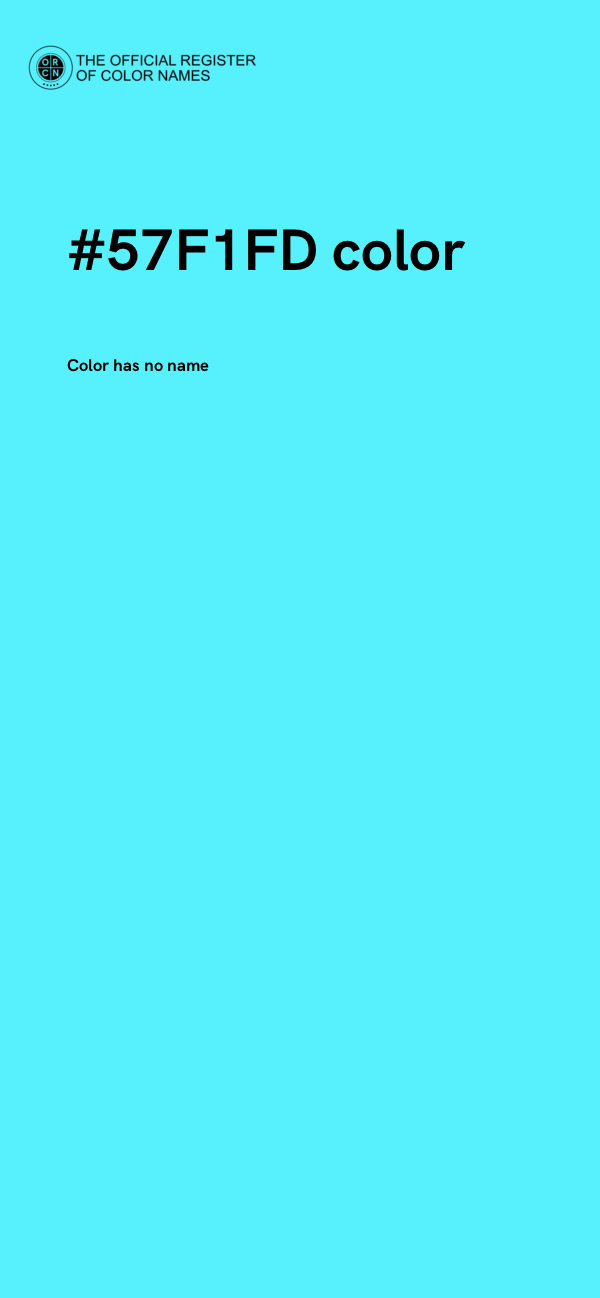 #57F1FD color image