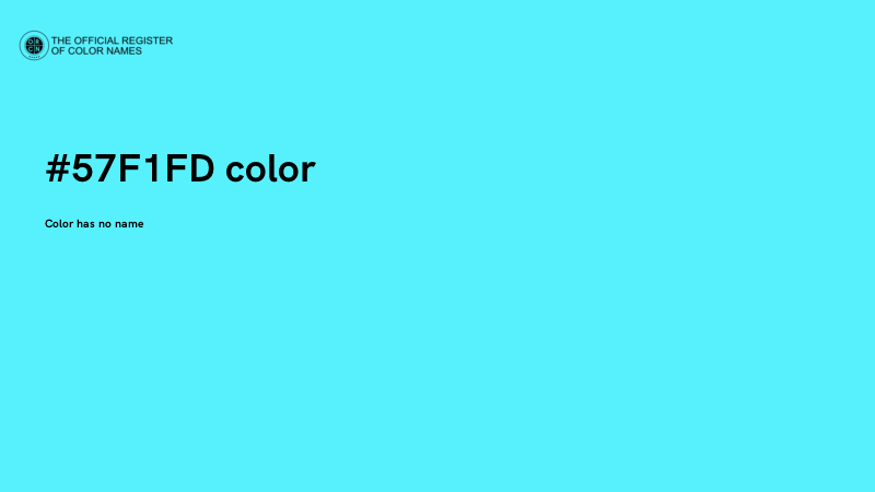 #57F1FD color image