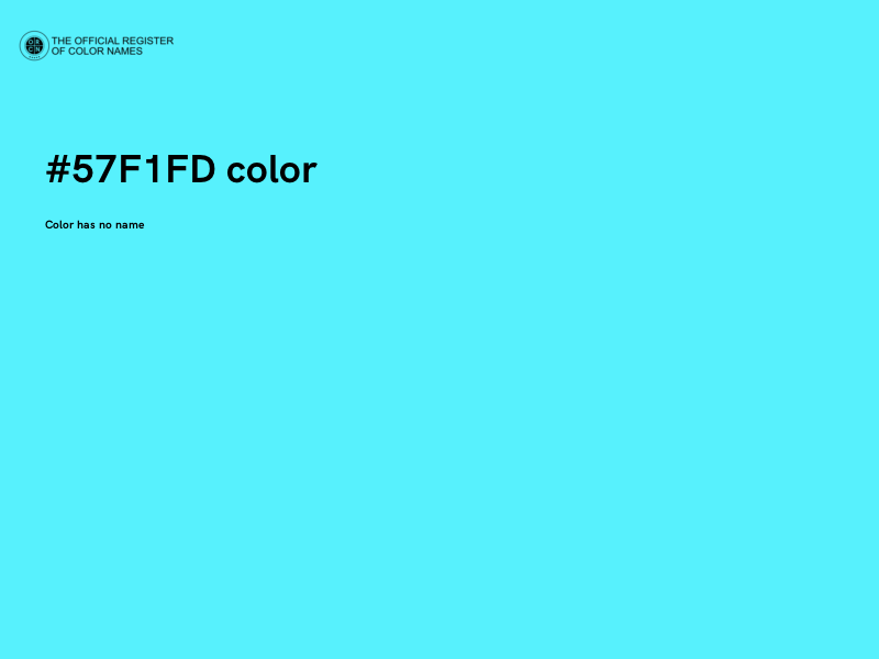 #57F1FD color image