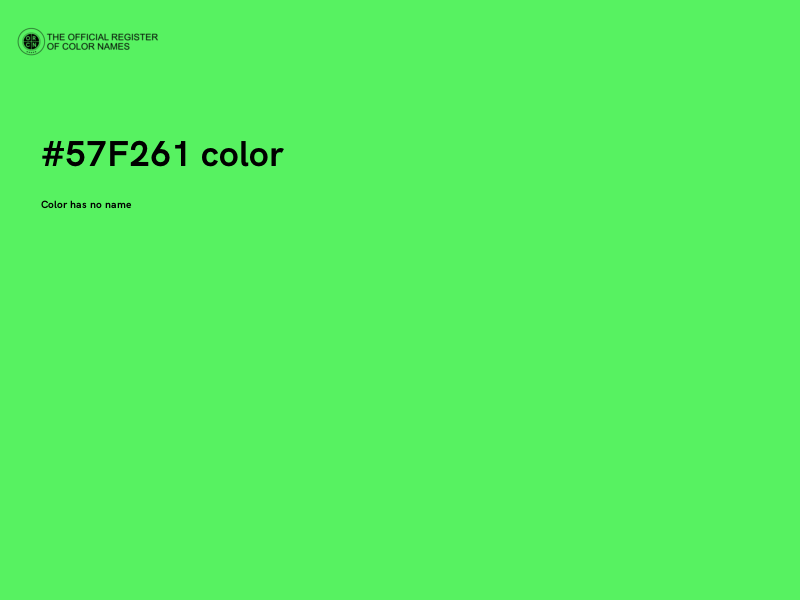 #57F261 color image
