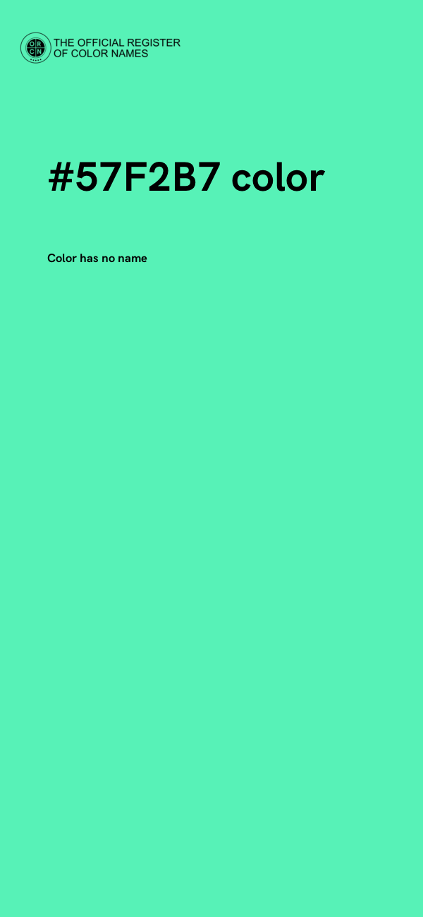 #57F2B7 color image