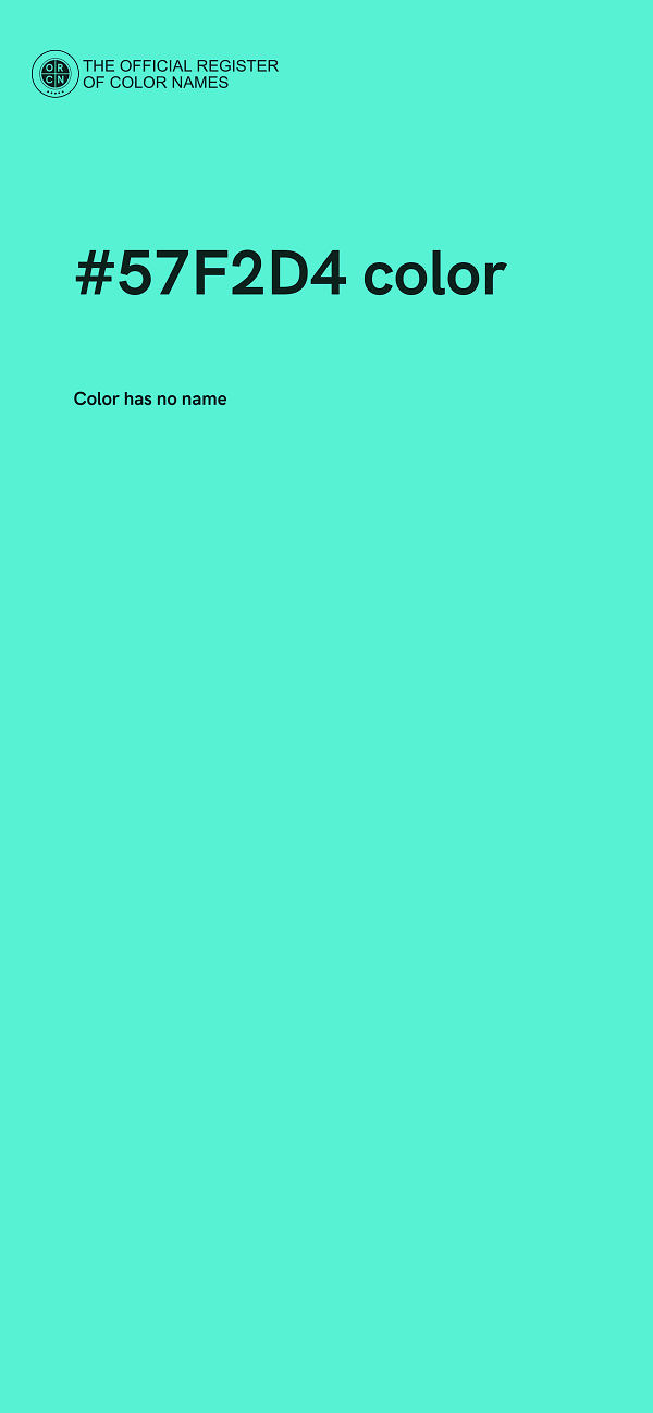 #57F2D4 color image