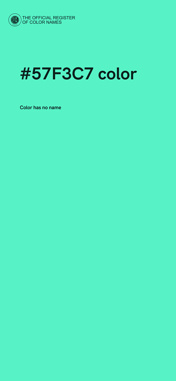 #57F3C7 color image