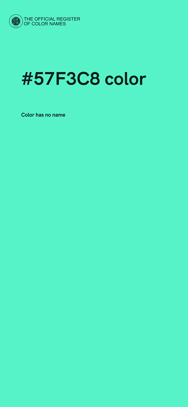 #57F3C8 color image