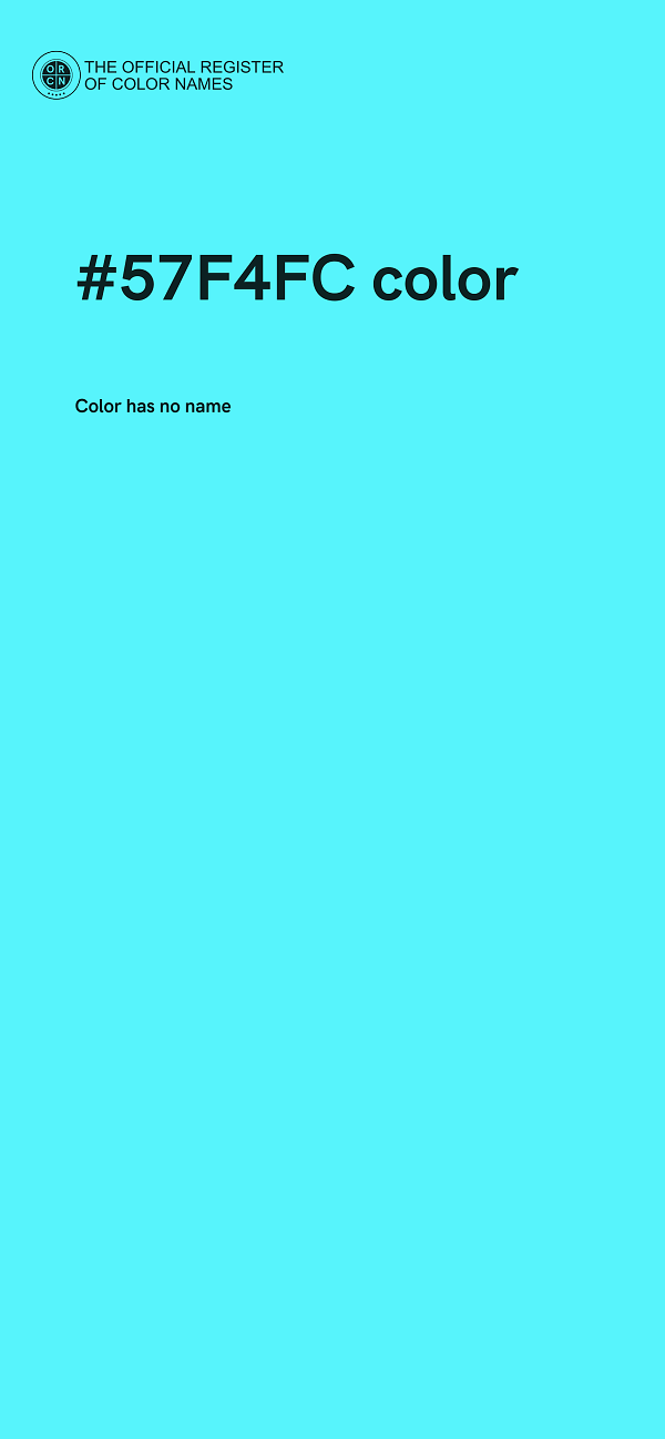 #57F4FC color image