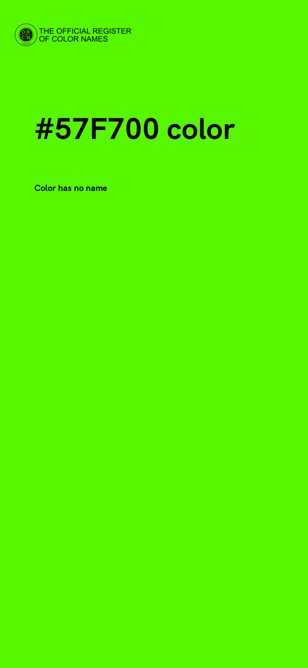 #57F700 color image