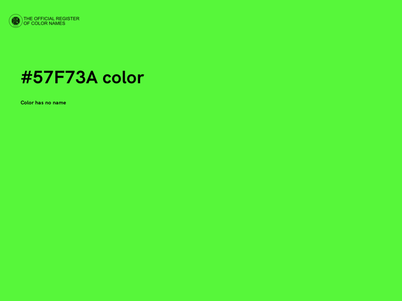 #57F73A color image