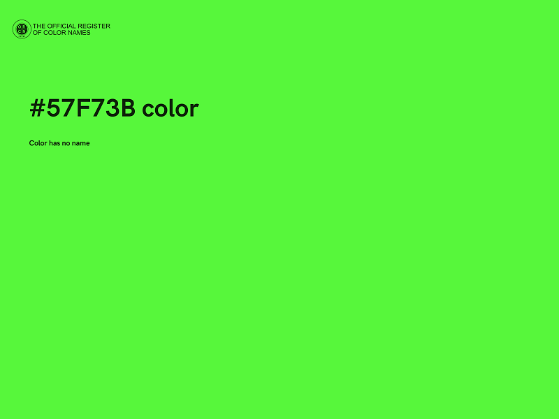 #57F73B color image