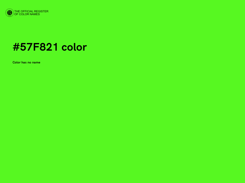 #57F821 color image