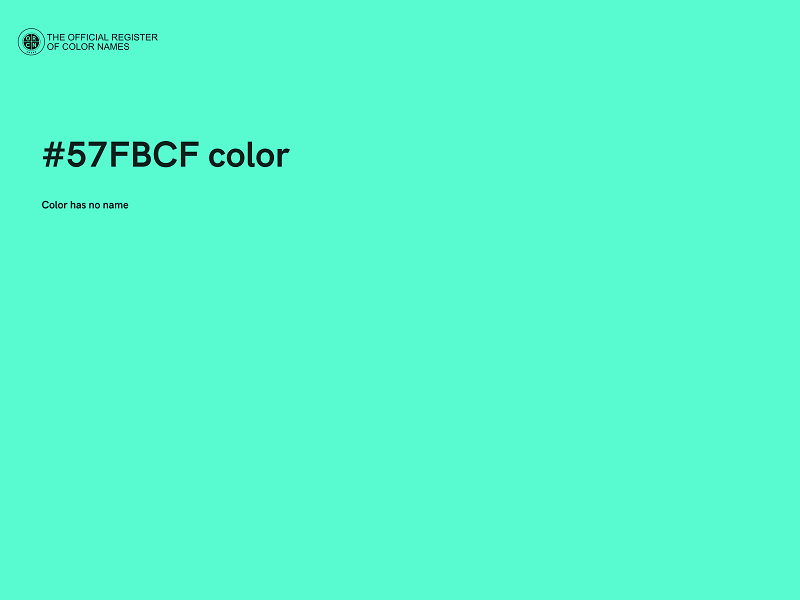 #57FBCF color image