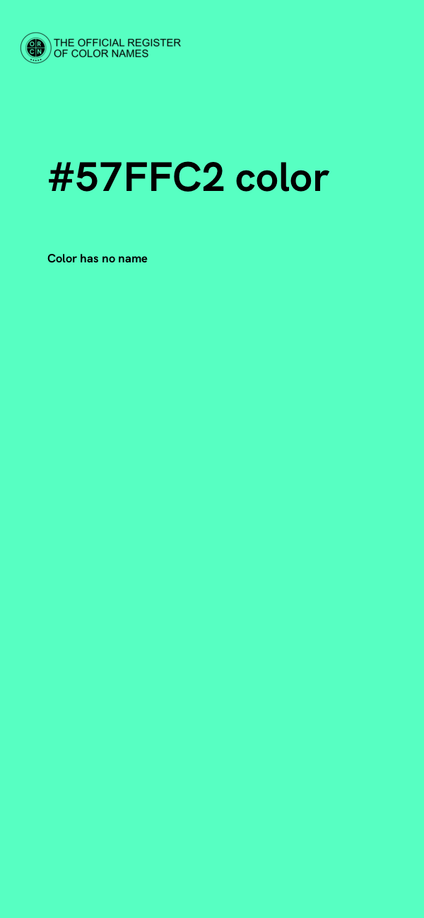 #57FFC2 color image