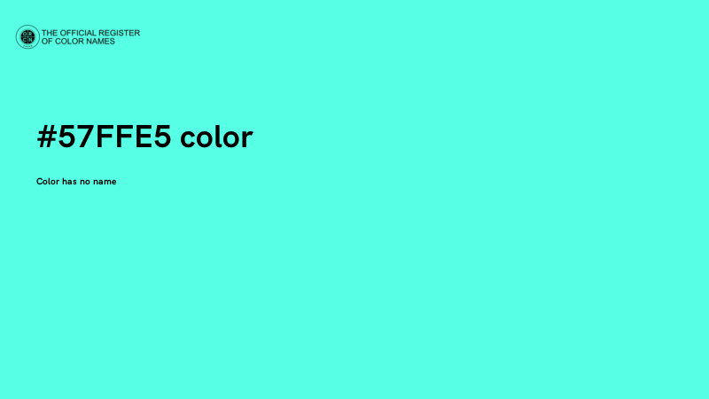#57FFE5 color image