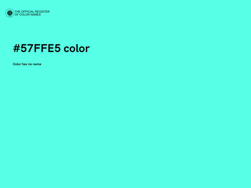 #57FFE5 color image