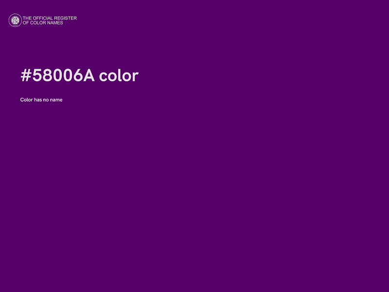 #58006A color image
