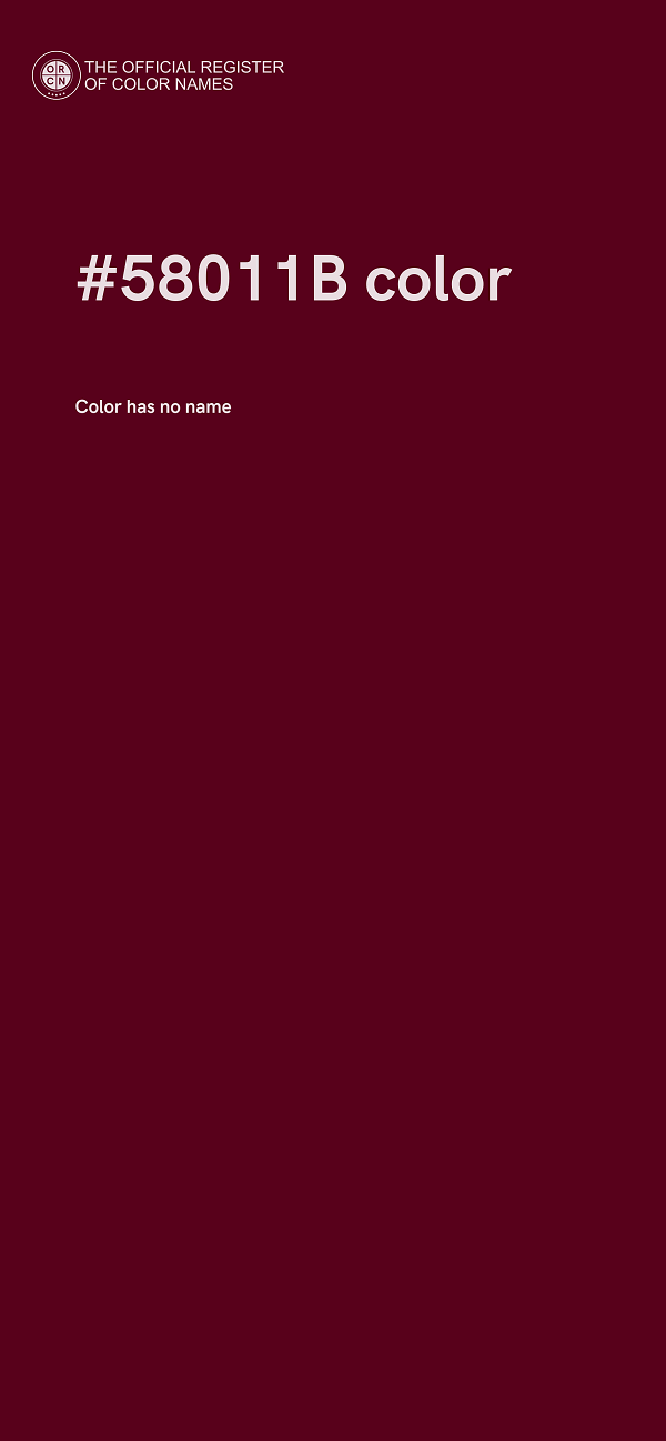 #58011B color image