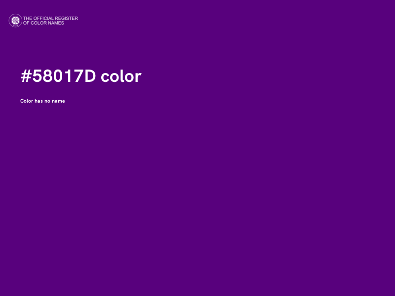 #58017D color image