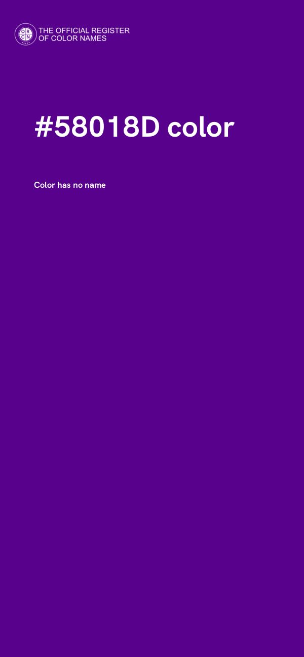 #58018D color image